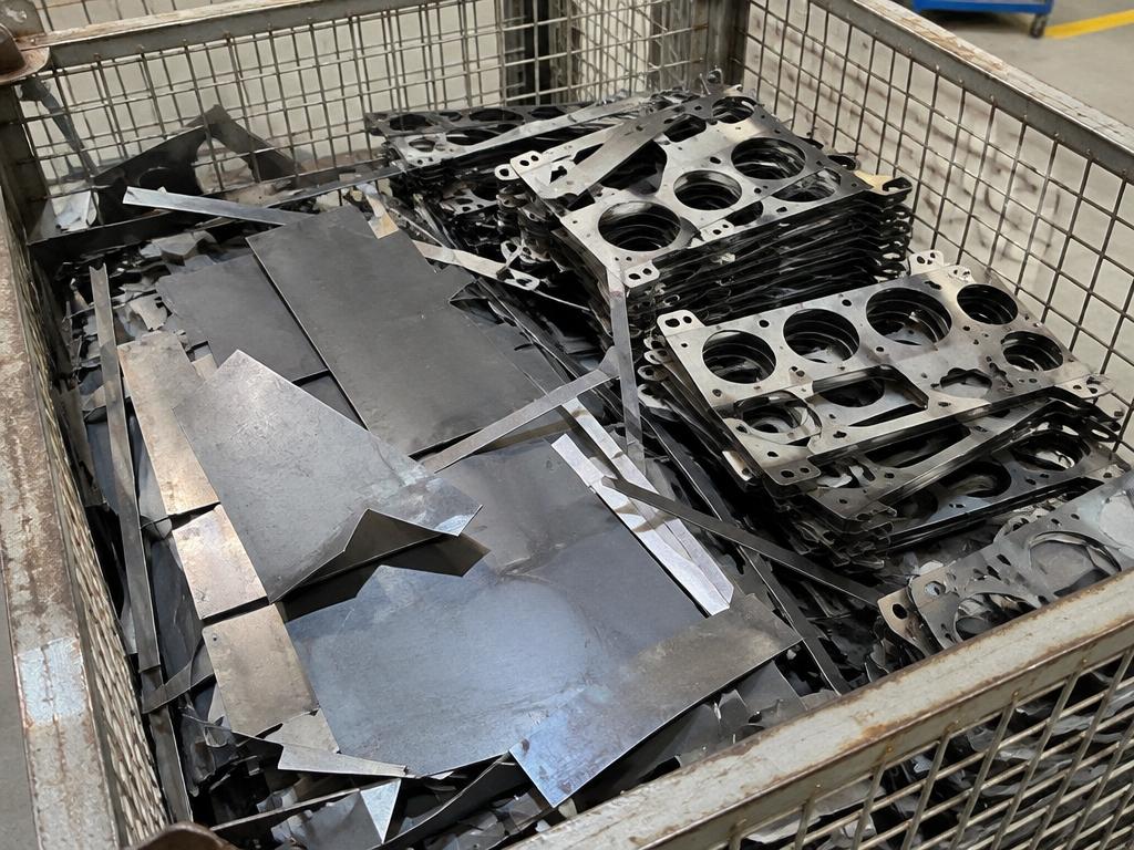 Produktionsschrott-Schrott Ankauf in Koblenz – Stanzgitter, Abschnitte & Restbleche
